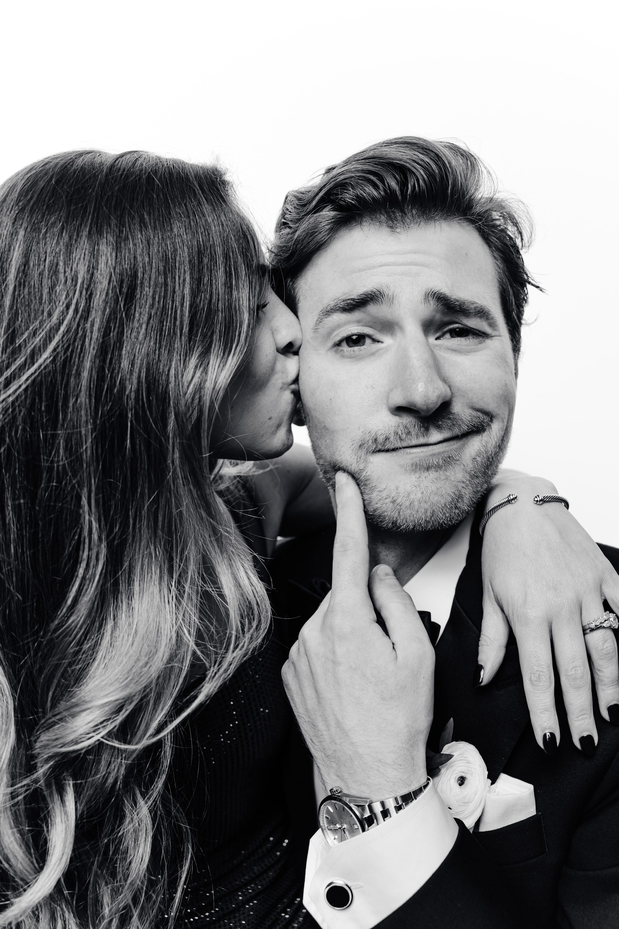 Camarawong portrait booth guest at Houstonian Hotel Houston reception