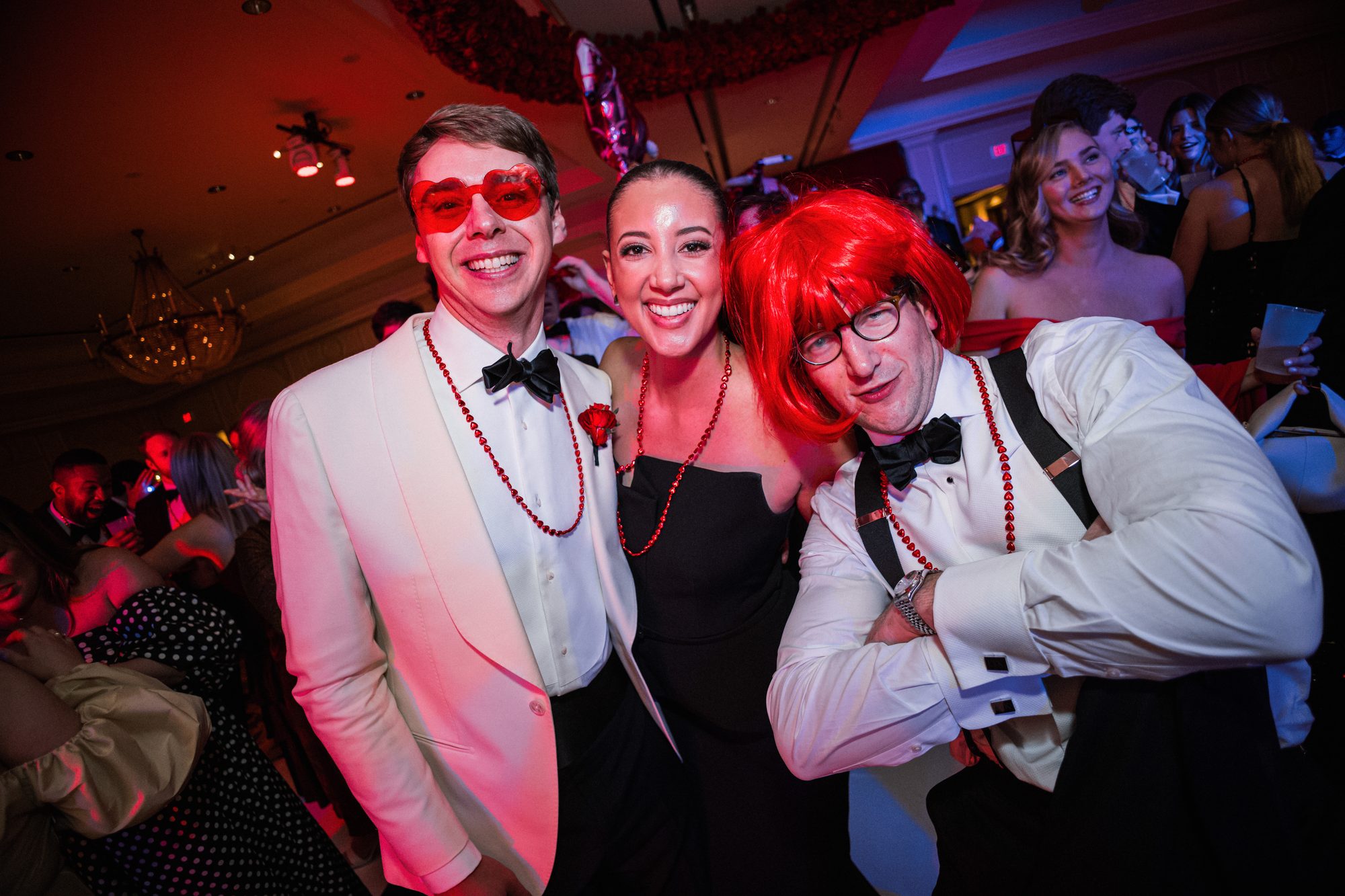 Wedding party celebration at The Houstonian Hotel Houston