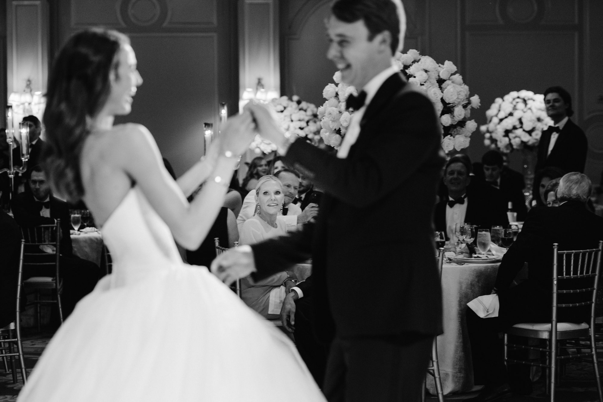 Reception ballroom at The Houstonian Hotel Houston