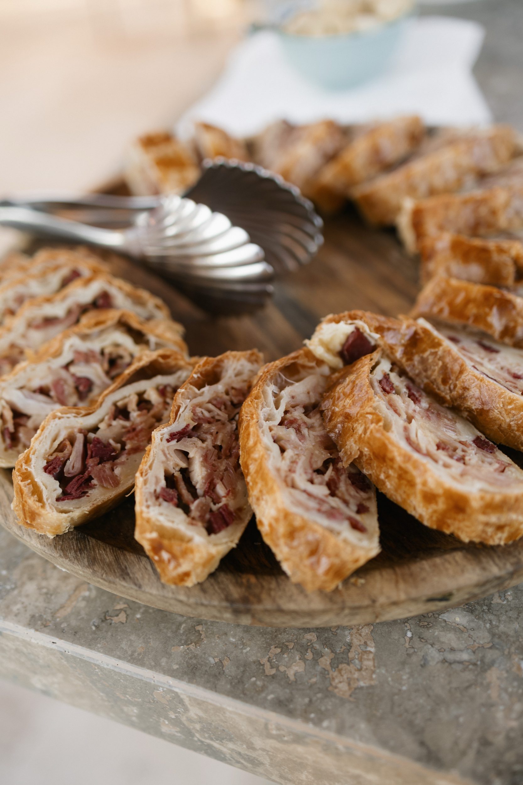 Wedding guests celebrating at luxury Tuscany villa reception Italy