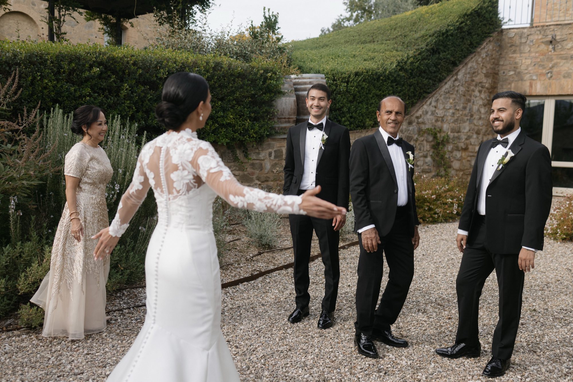 Wedding day jewelry and perfume details at Ombroneta Villa Italy by Marco Wang Photography